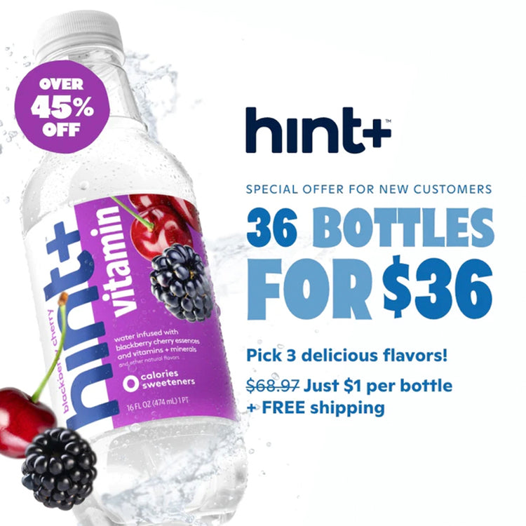Mix & Match 3 cases 12 bottles per case. Enter promo code WELCOME36 at checkout.