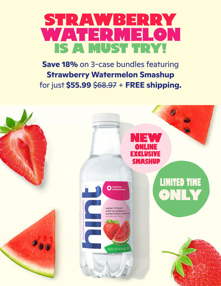<h1> Strawberry Watermelon is a must try!</h1> <p><br> Save 18% on 3 cases bundles featuring Strawberry Watermelon! <br> Get 3 case bundles for $55.99 + FREE shipping </p>