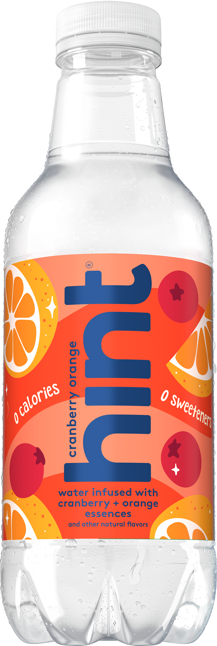 Flavored Water, Cranberry Orange 16oz by Hint – drinkhint.com