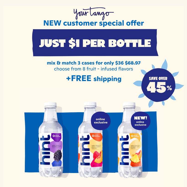 Mix & Match 3 cases Twelve 16-oz. bottles per case. Includes FREE shipping.