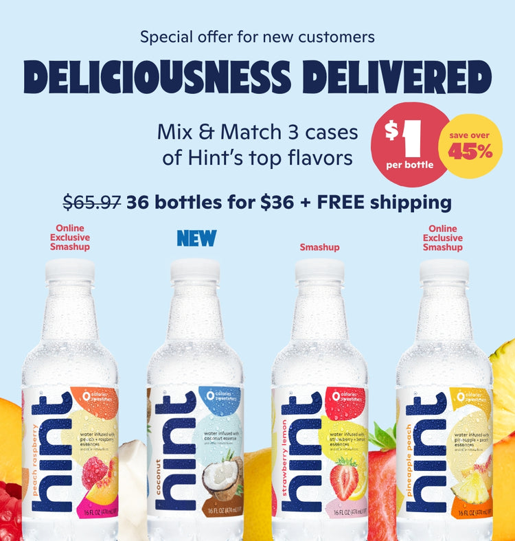 Mix & Match 3 cases 12 bottles per case. Enter promo code at checkout.