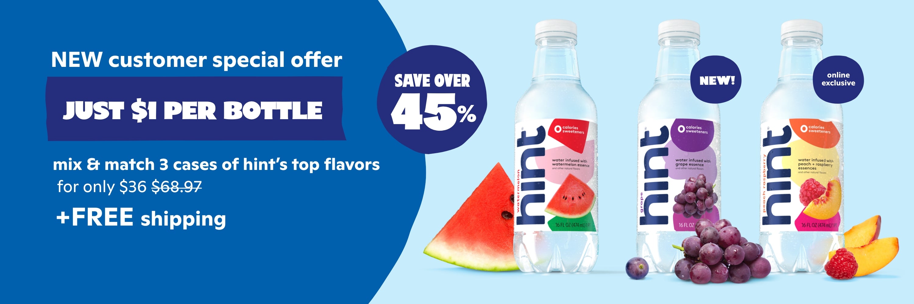 Mix & Match 3 cases 12 bottles per case. Enter promo 6AMCITY code at checkout.