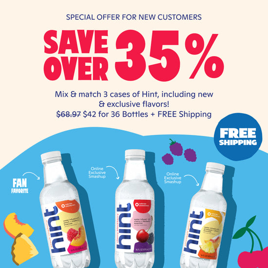 Hint Water Purified Water with True Fruit Flavor