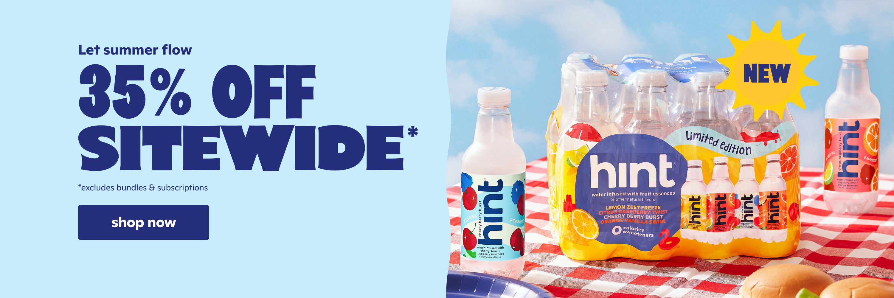 Let Summer Flow. 35% off sitewide, excluding bundles & subscriptions.