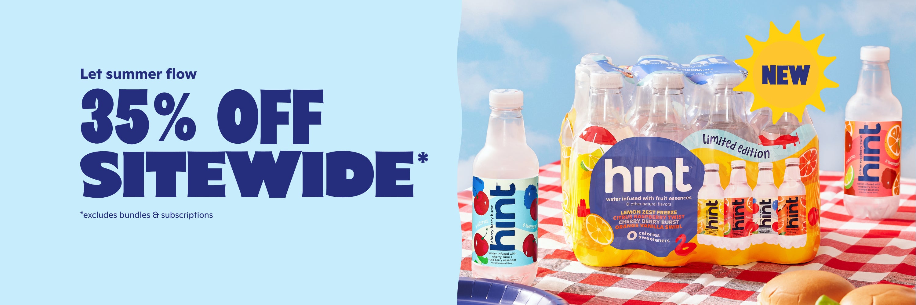 Let summer flow. 35% off sitewide*. Excludes bundles & subscriptions.