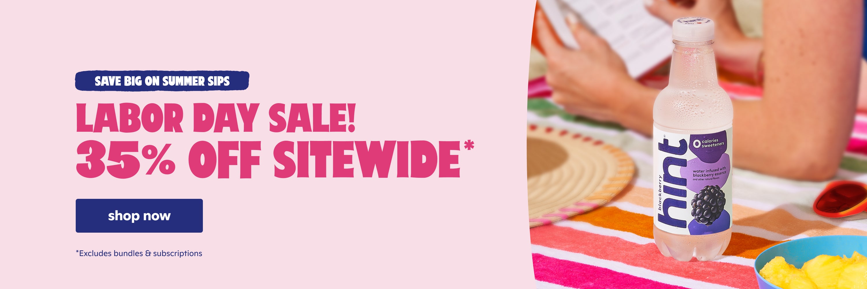 Save big on summer sips
Labor Day Sale!
35% off sitewide
Shop now
*exlcudes bundles & subscriptions