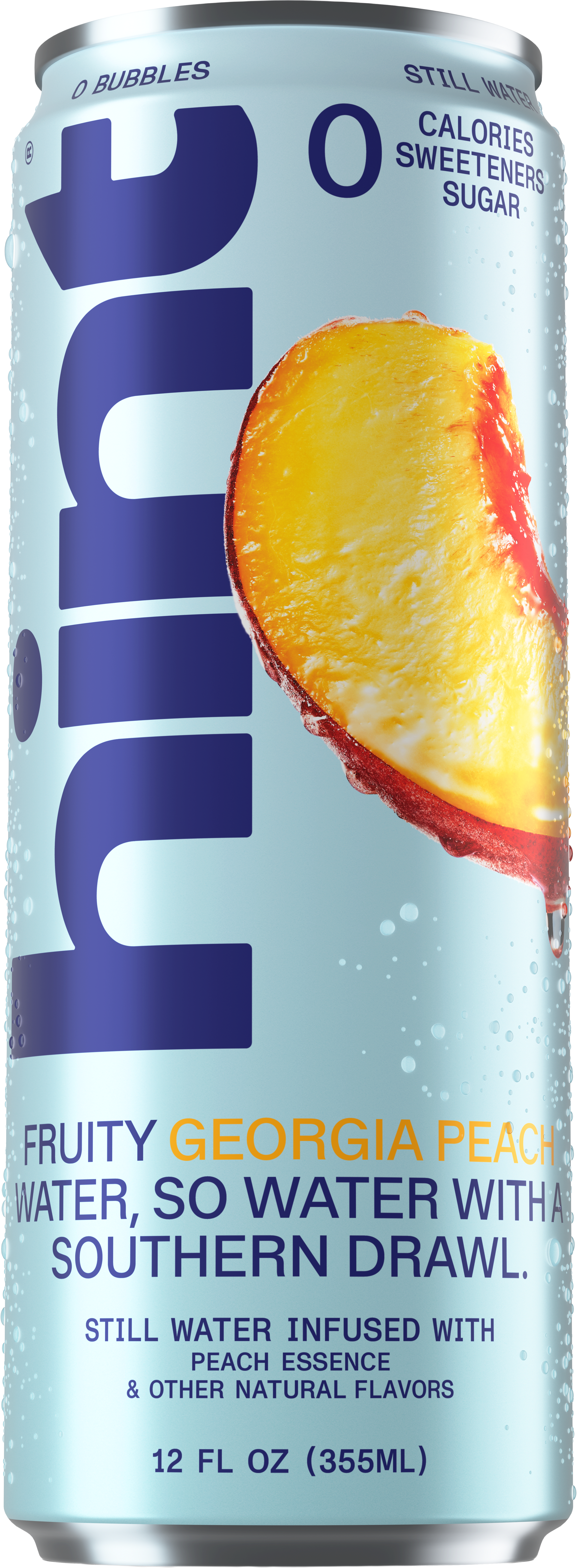 hint® Georgia Peach water - 12 pack 12oz still cans