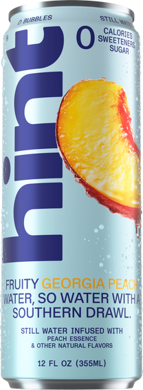 hint® Georgia Peach water - 12 pack 12oz still cans
