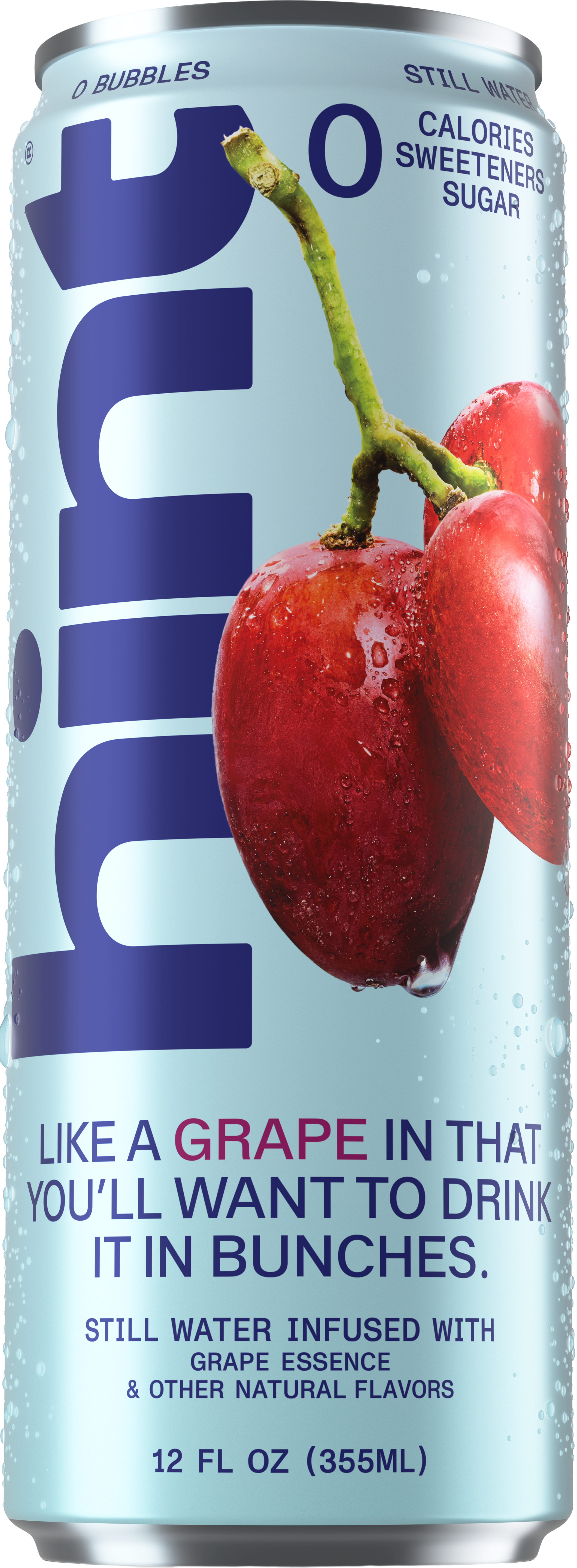 hint® Grape water - 12 pack 12oz still cans