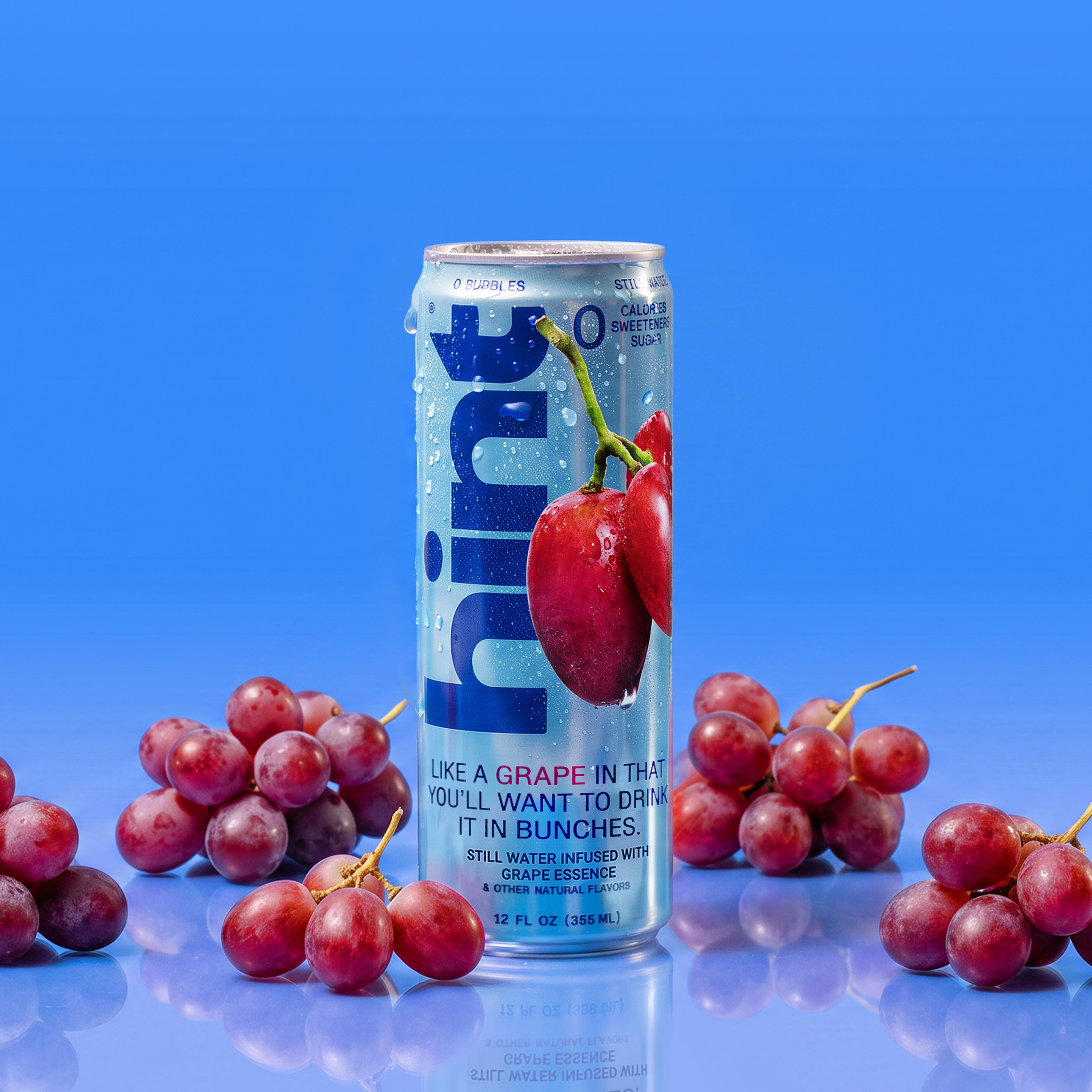 hint® Grape water - 12 pack 12oz still cans