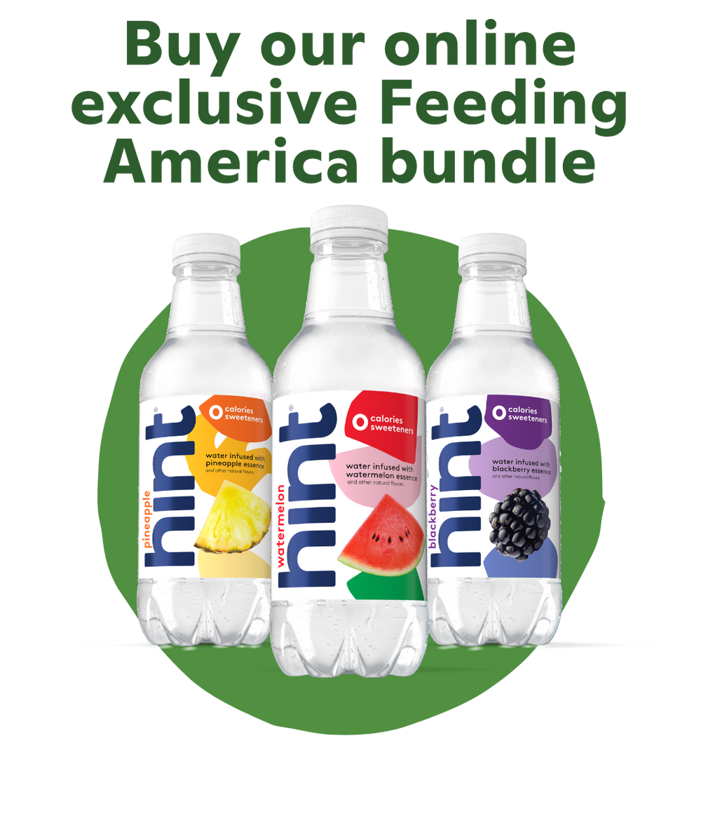 buy our exclusive feeding america bundle; pineapple, watermelon, blackberry