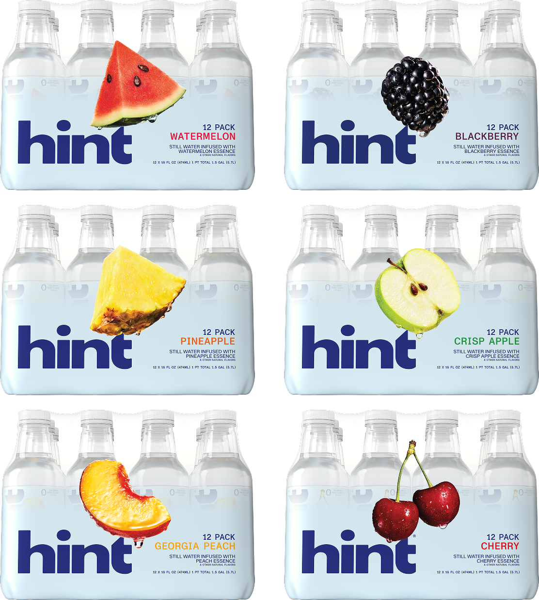 hint® water 6 case bundle
