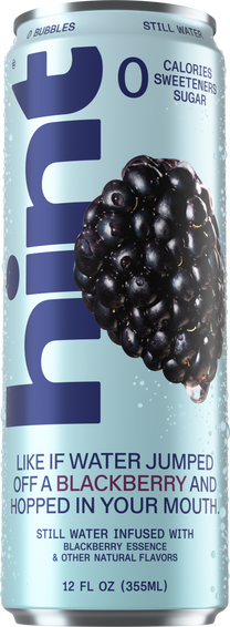 hint® Blackberry water - 12 pack 12oz still cans