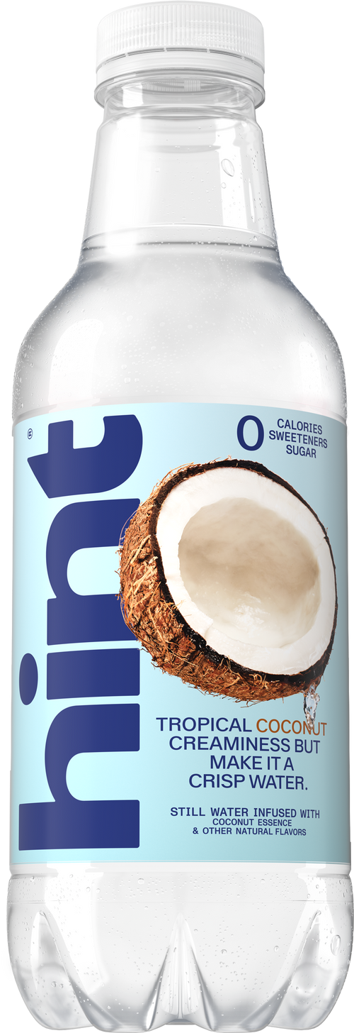 Coconut Infused Water 16 oz - Unsweetened | Hint – drinkhint.com