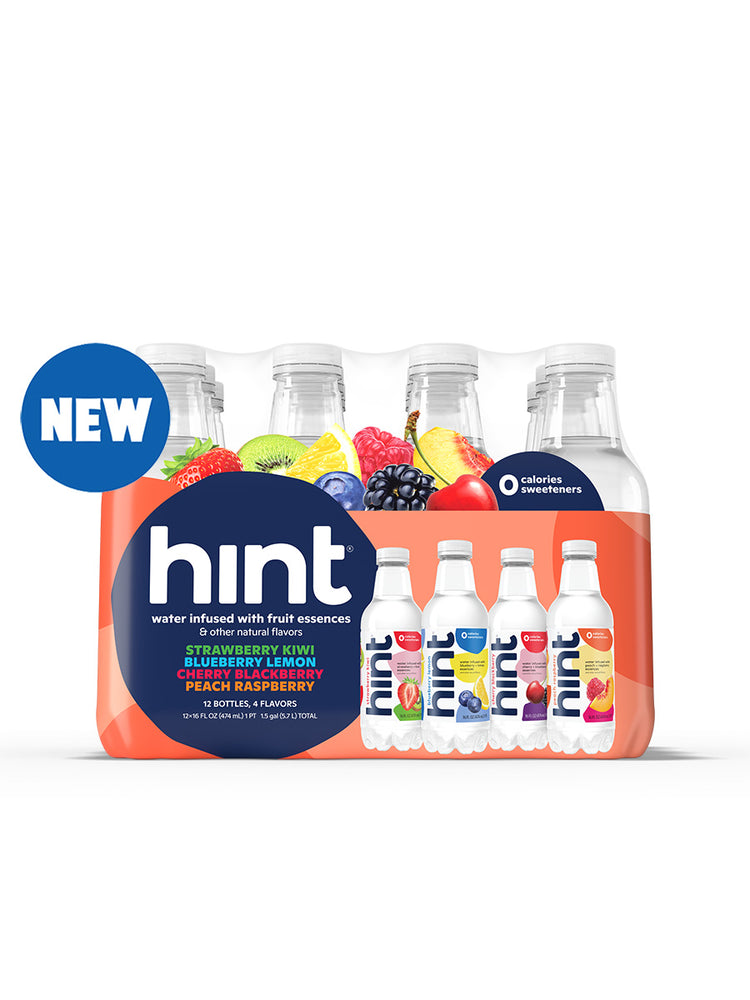 Hint Water 4 Flavor Smashup 12 Pack - Variety Flavored Water - 12/16 Fl Oz main image 1