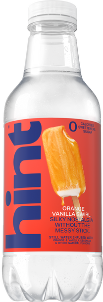Hint Orange Vanilla Swirl 16-ounce water bottle