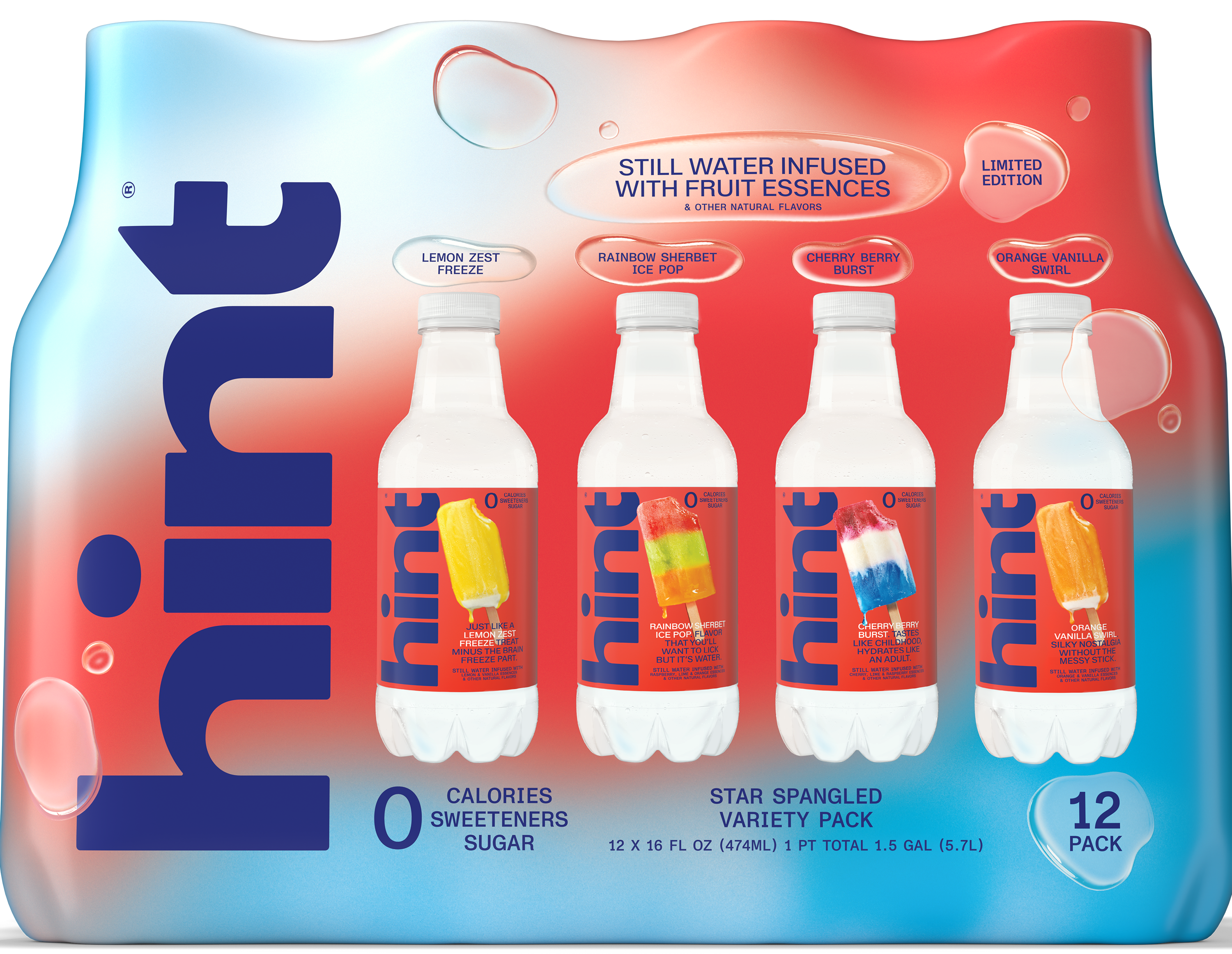 hint® water variety pack - Star Spangled