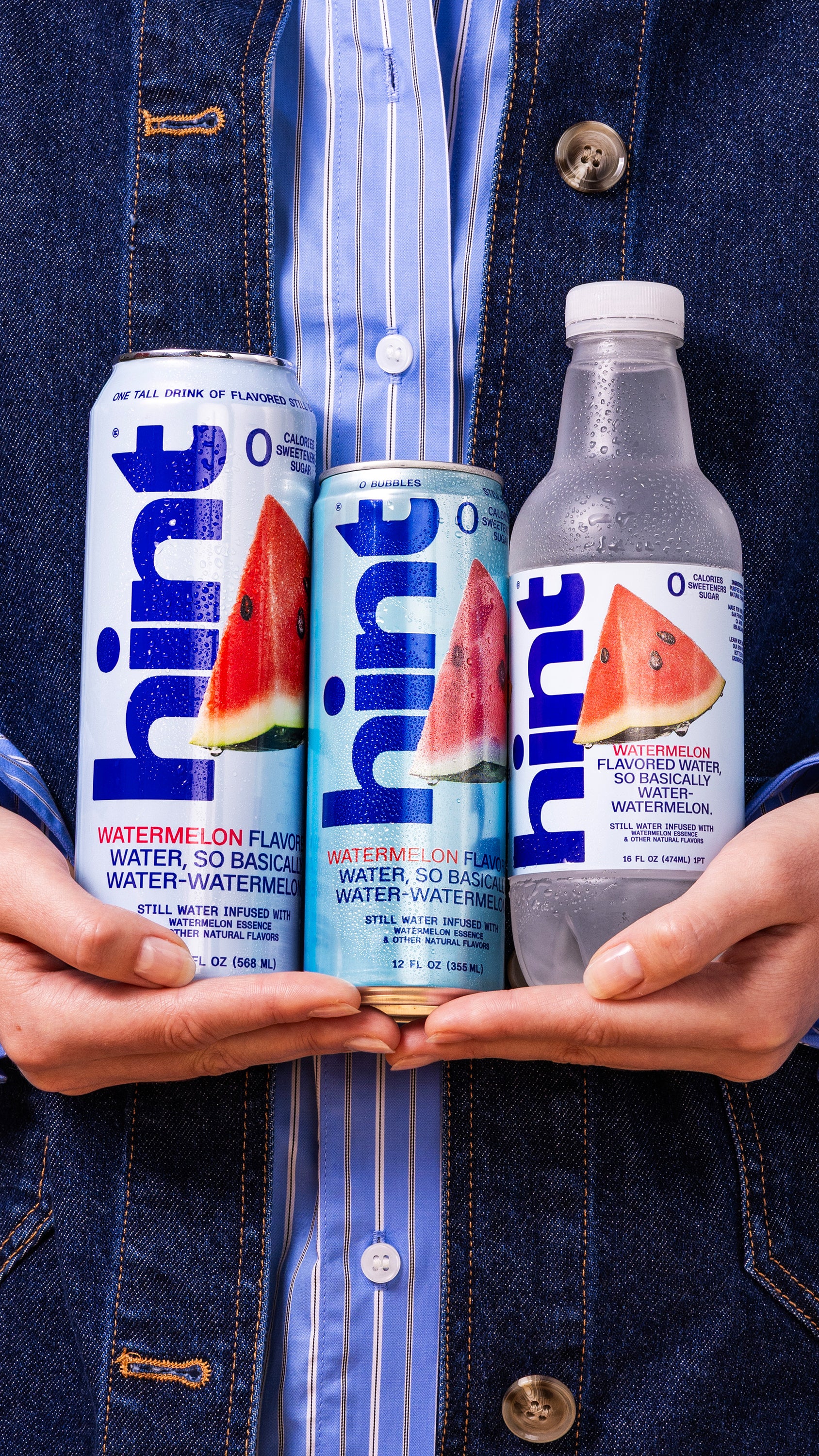 hint® Watermelon water - 12 pack 19.2oz still cans