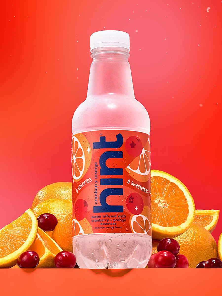 Flavored Water, Cranberry Orange 16oz by Hint