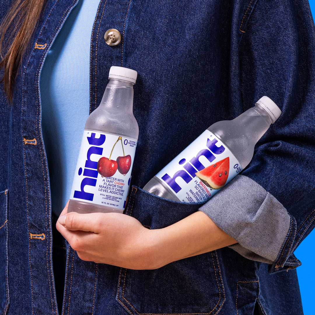 Cherry Water 16 oz - Infused & Unsweetened | Hint – drinkhint.com