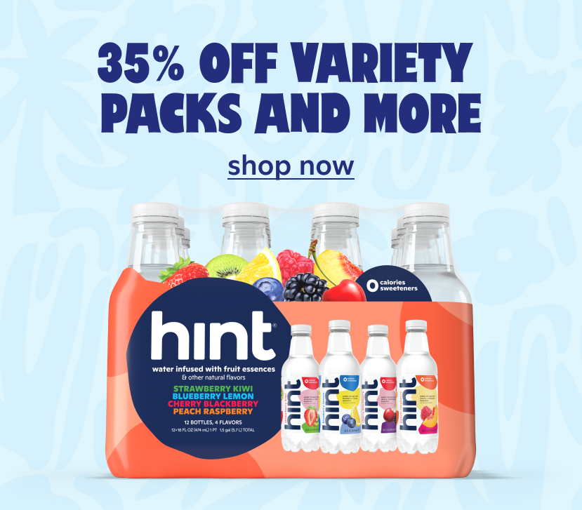 35% off variety packs. shop now