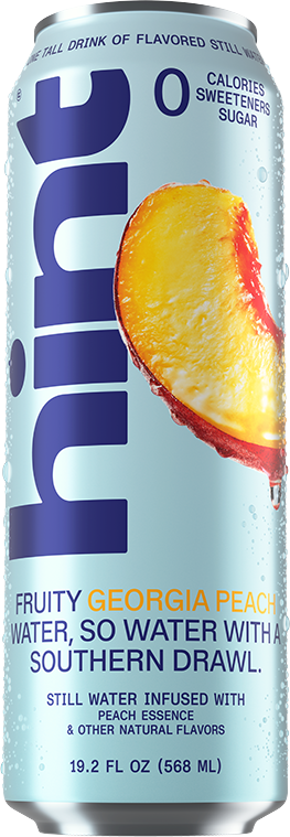 hint® Georgia Peach water - 12 pack 19.2oz still cans