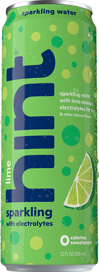 hint sparkling with electrolytes - lime