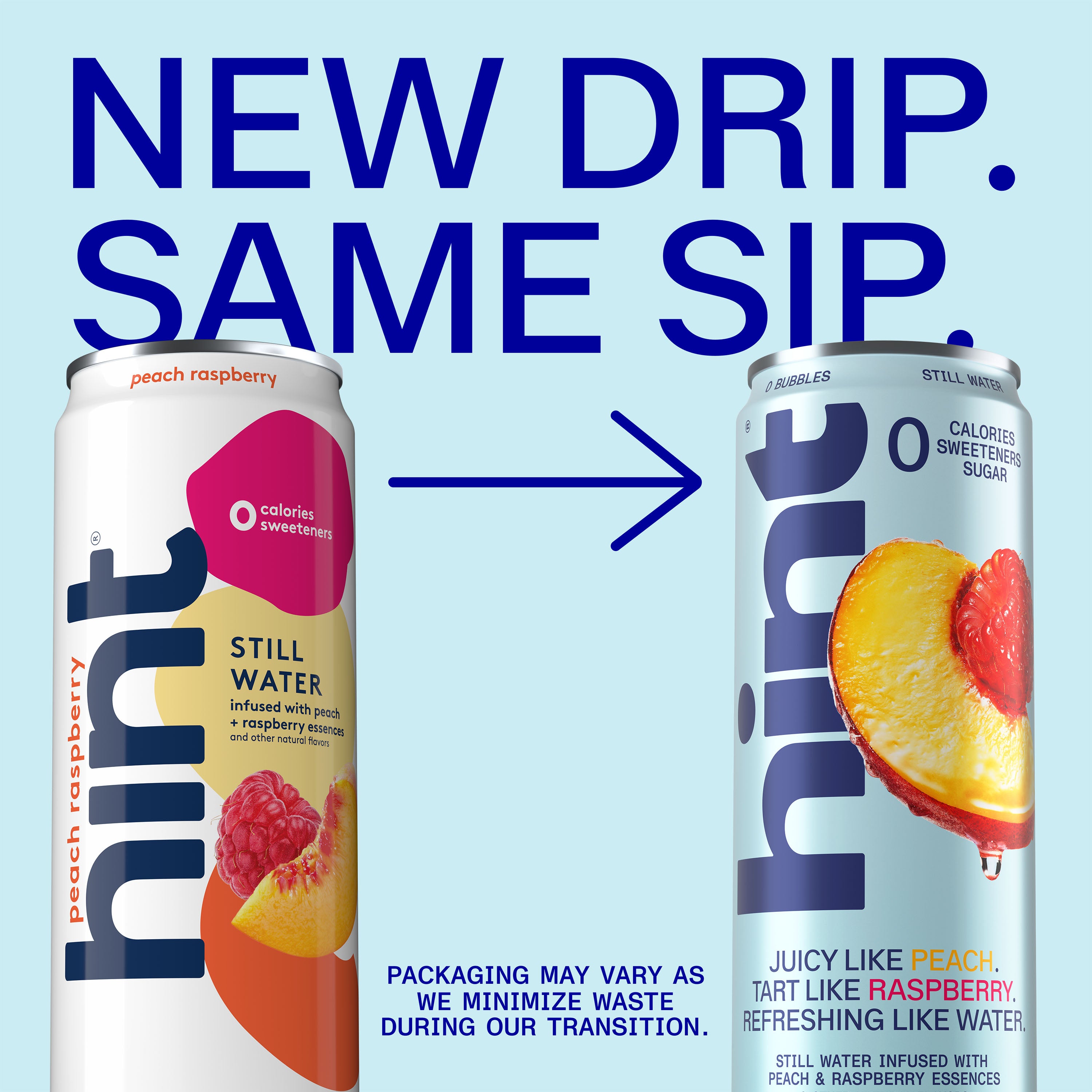 hint® Peach Raspberry water - 12 pack 12oz still cans – drinkhint.com