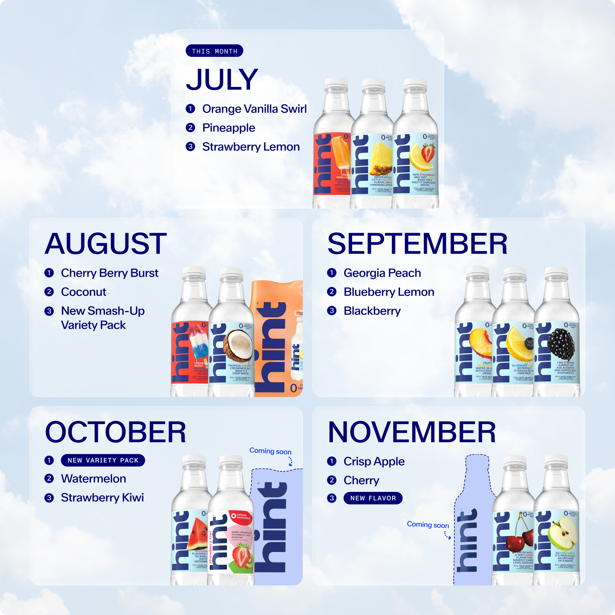 hint® Flavors of the Month Bundle Subscription - July 2026